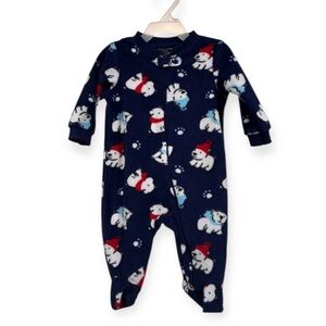 Faded Glory Polar Bear Onesie NWT